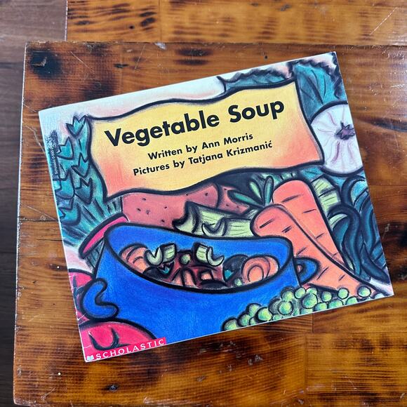 Vintage 1994 Scholastic Vegetable Soup Paperback Book - Picture 1 of 9